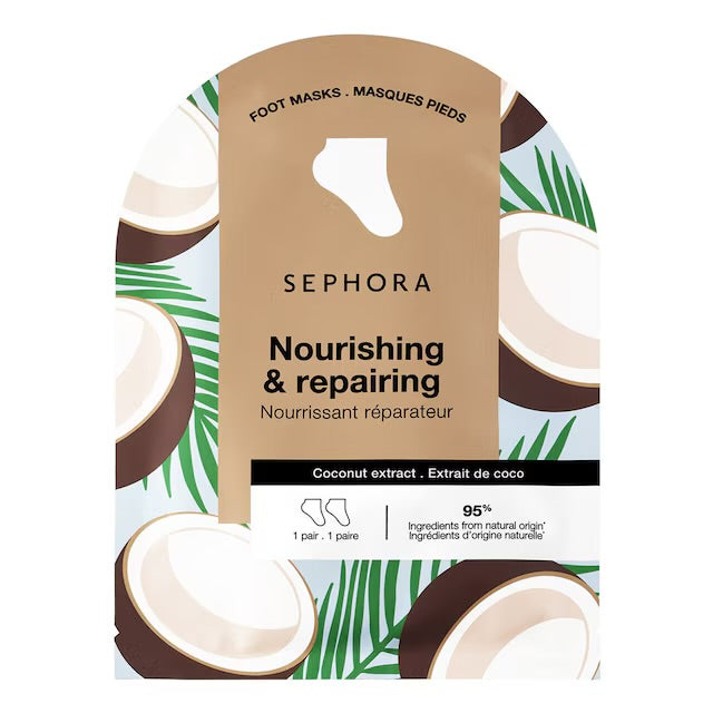 Sephora Collection Foot Mask - Care Infused Socks - Intense Hydration In 20 Minutes (1 Pair)