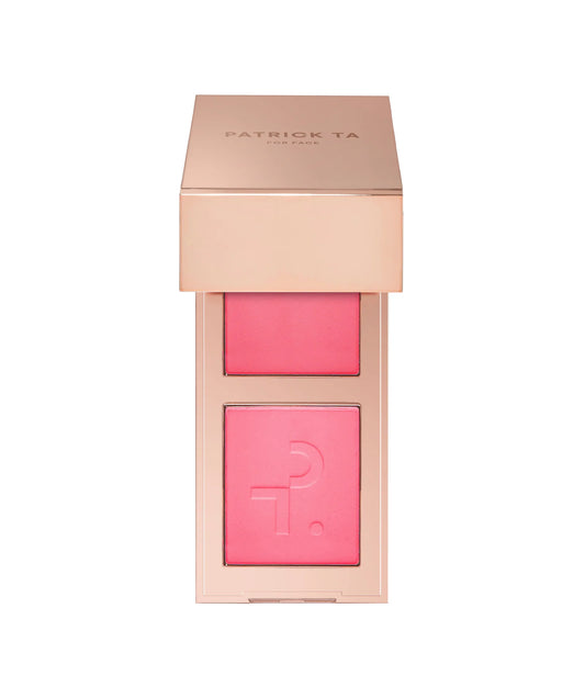 Patrick TA Mini Major Headlines Double-Take Crème & Powder Blush Duo