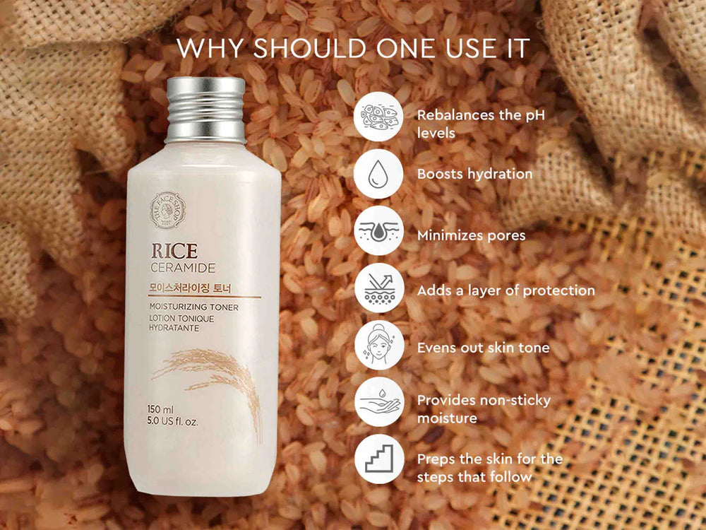 The Face Shop RICE & CERAMIDE Moisturizing Toner 150ml