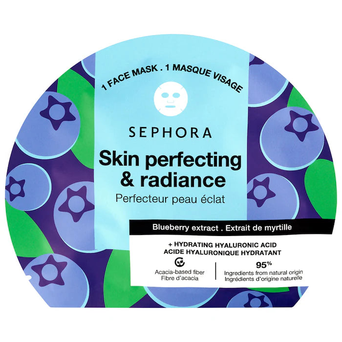 Sephora Collection Skin Perfecting & Radiance Face Mask With Blueberry (1 Mask)