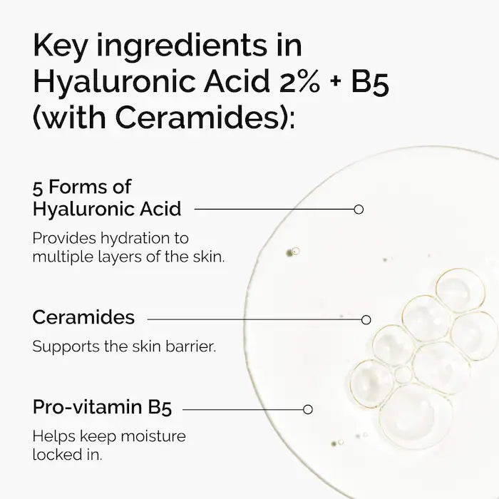 The Ordinary Hyaluronic Acid 2% + B5 Hydrating Serum with Ceramides