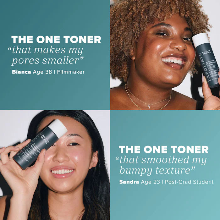 Paula’s choice Skin Perfecting 2% BHA Exfoliating Toner for Clear Skin