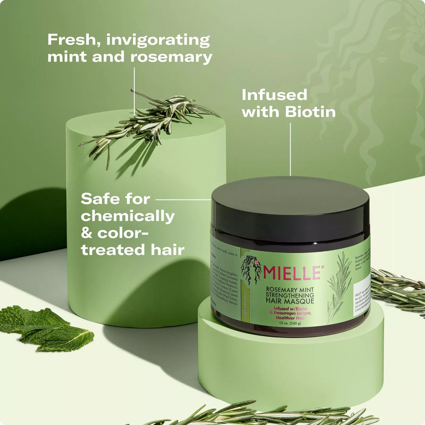 Mielle Rosemary Mint Strengthening Hair Masque